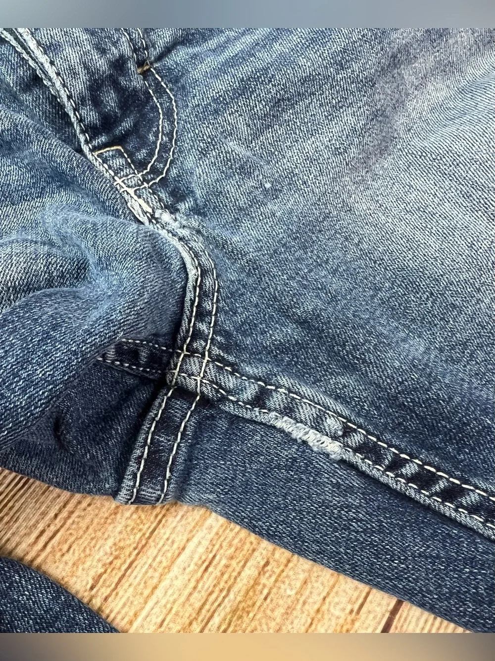BKE Men Jeans 32x30 Straight Blue Denim